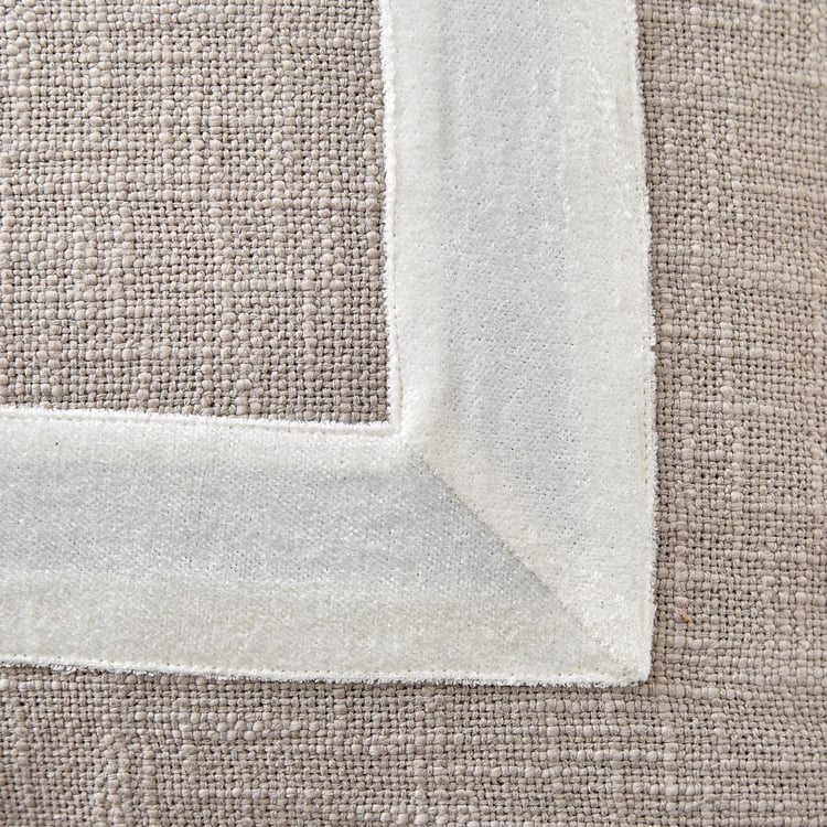 Roma Frame Woven Cushion Cover - 65x65cm