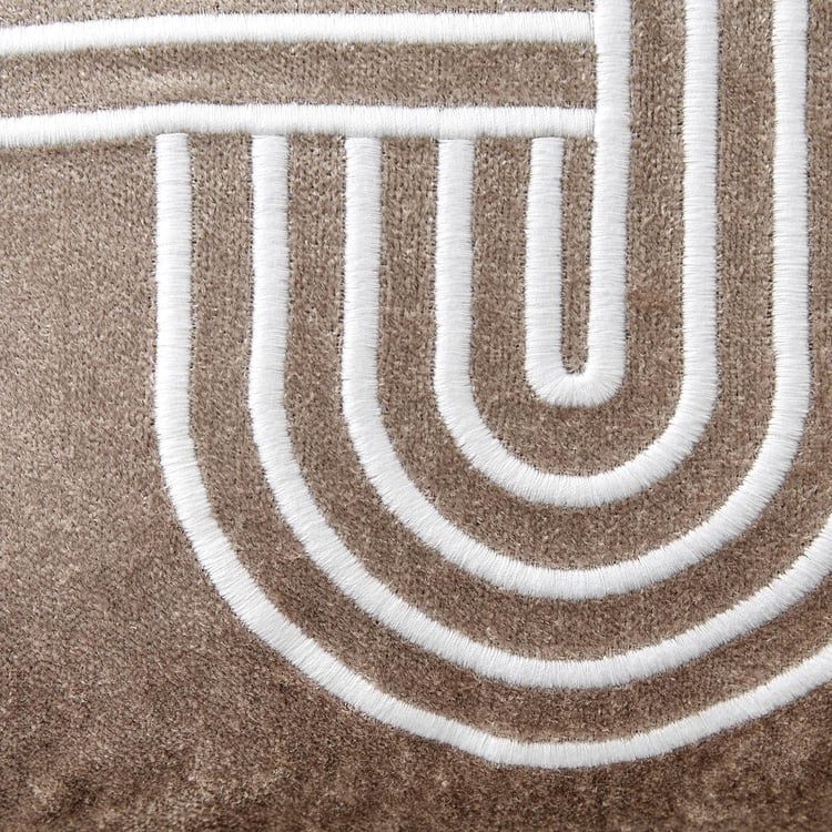 Sharon Balance Embroidered Cushion Cover - 40x40cm