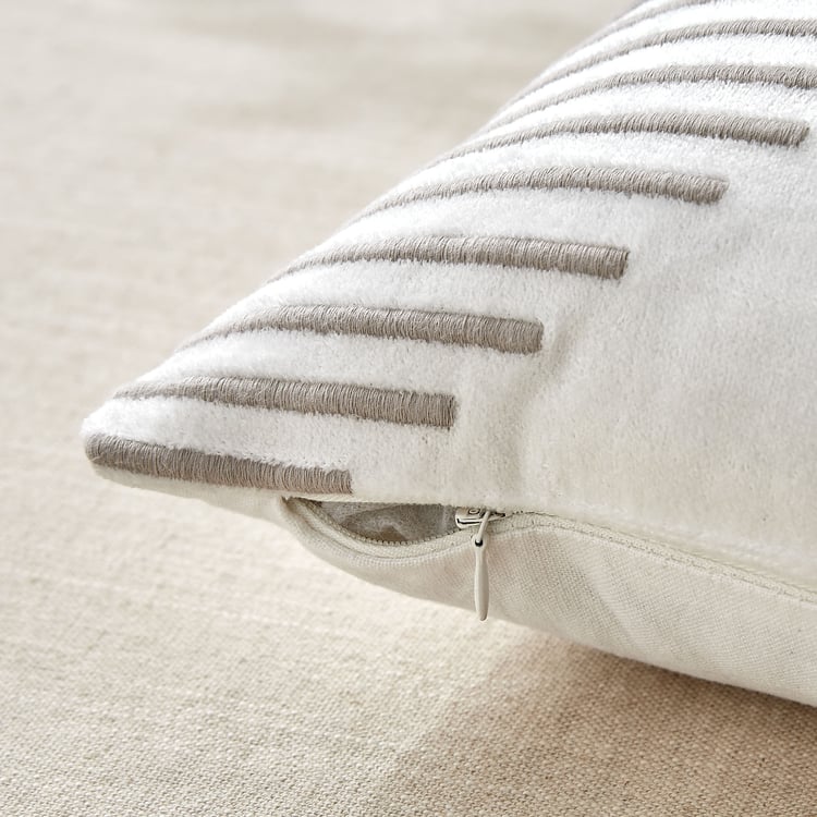 Sharon Orbit Embroidered Cushion Cover - 50x30cm