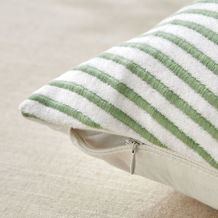 Sharon Serene Embroidered Cushion Cover - 50x30cm