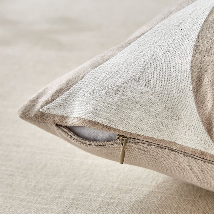 Sharon Tranquil Embroidered Cushion Cover - 40x40cm