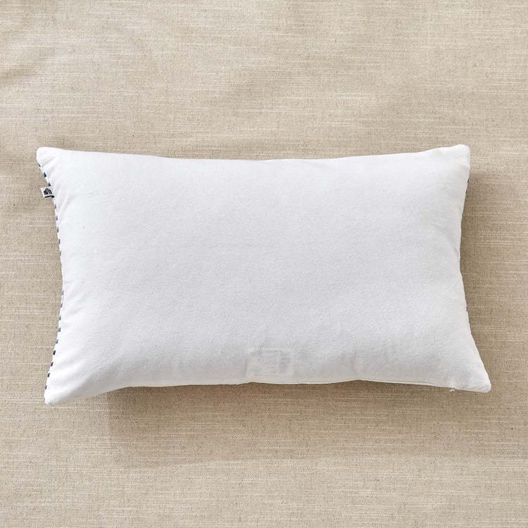 Sharon Whirl Embroidered Cushion Cover - 50x30cm