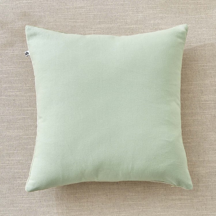 Sharon Zen Embroidered Cushion Cover - 40x40cm