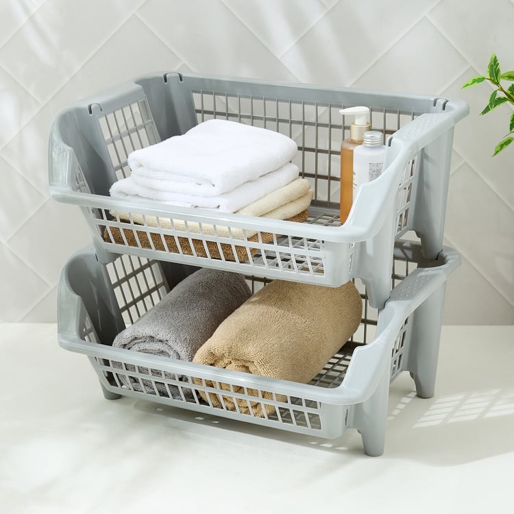 Fiesta Fierce Set of 2 Polypropylene Versatile Basket