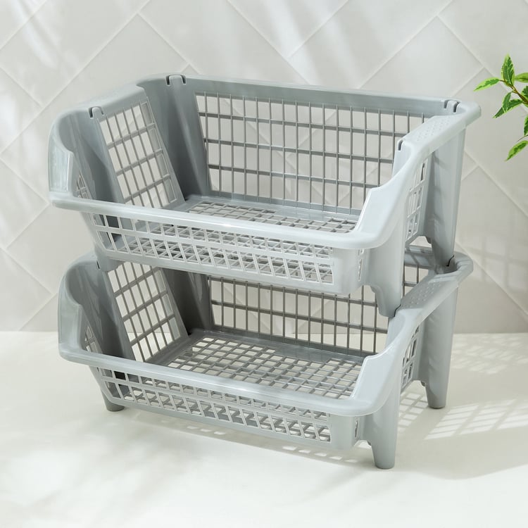 Fiesta Fierce Set of 2 Polypropylene Versatile Basket