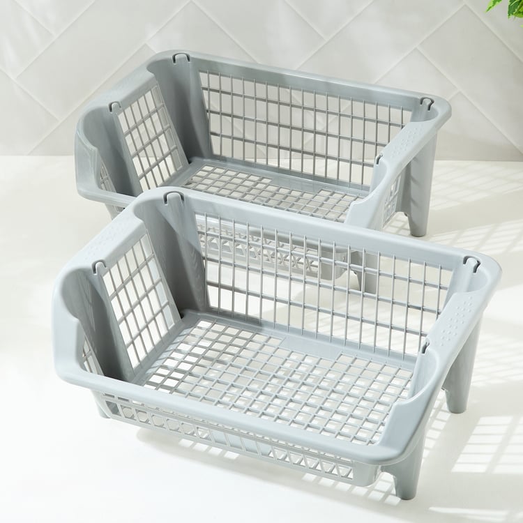 Fiesta Fierce Set of 2 Polypropylene Versatile Basket
