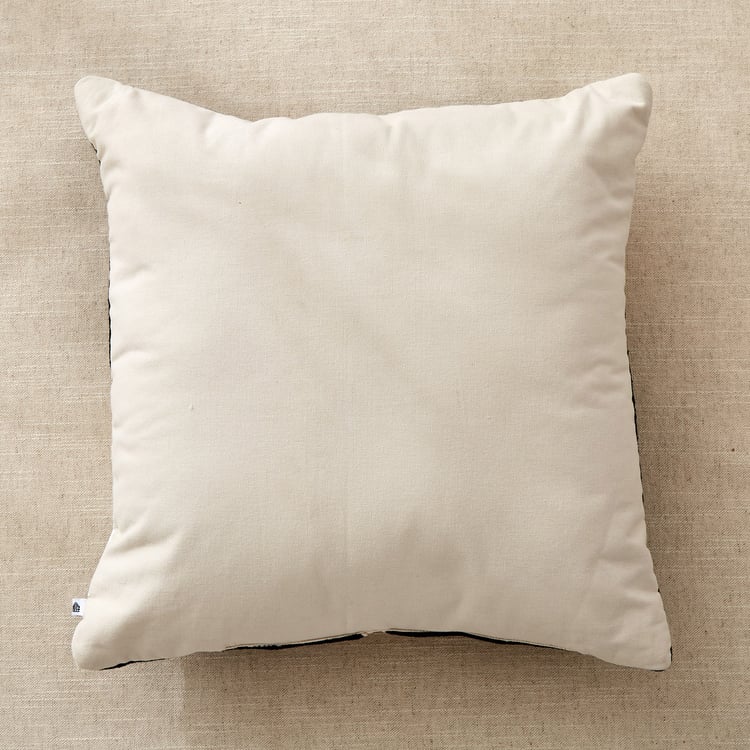 Ecliptic Saga Axiom Embroidered Filled Cushion - 45x45cm