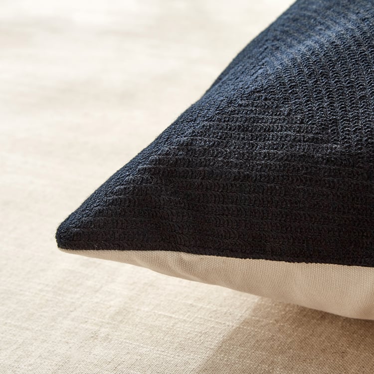 Ecliptic Saga Axiom Embroidered Filled Cushion - 45x45cm