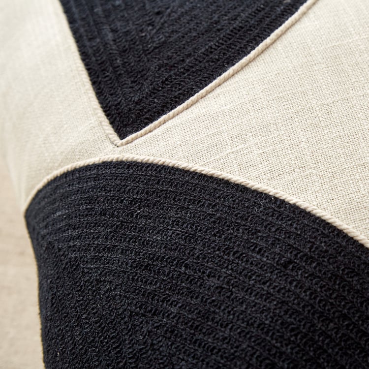 Ecliptic Saga Axiom Embroidered Filled Cushion - 45x45cm