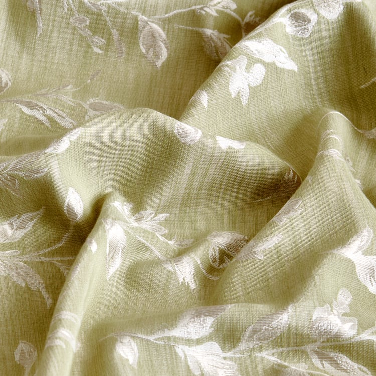 Morris Petaline Set of 2 Jacquard Room Darkening Door Curtains