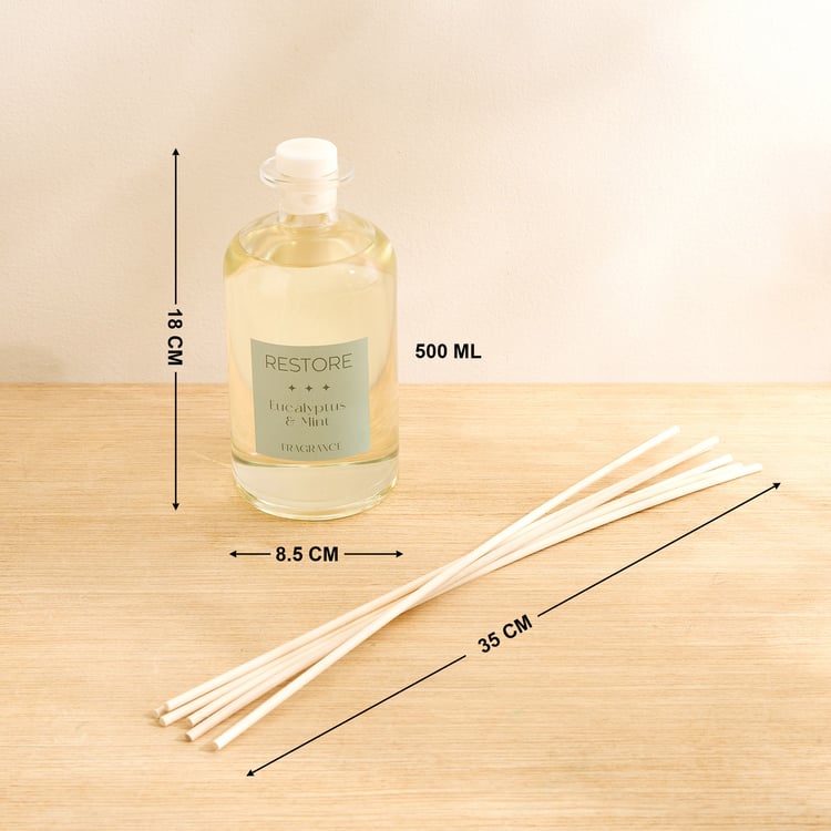 Adriana Restore Eucalyptus and Mint Reed Diffuser Set