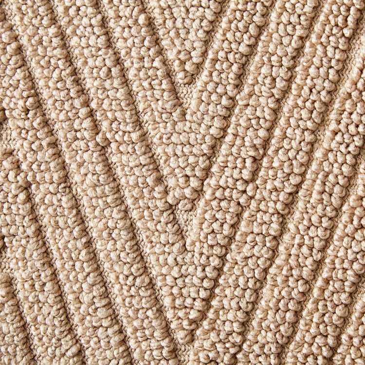 Fiesta Dots Memory Foam Chevron Anti-Slip Bath Mat - 80x50cm