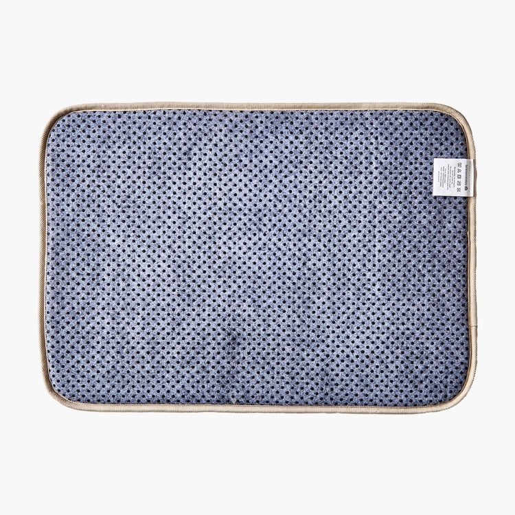 Fiesta Dots Memory Foam Waffle Anti-Slip Bath Mat - 60x40cm