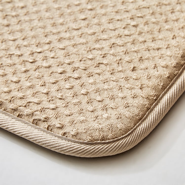 Fiesta Dots Memory Foam Waffle Anti-Slip Bath Mat - 60x40cm