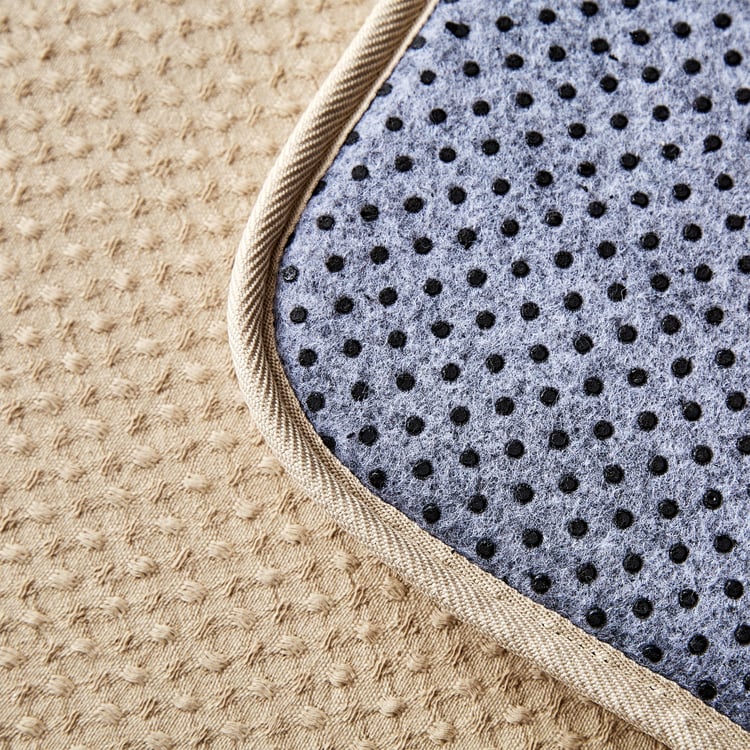 Fiesta Dots Memory Foam Waffle Anti-Slip Bath Mat - 60x40cm
