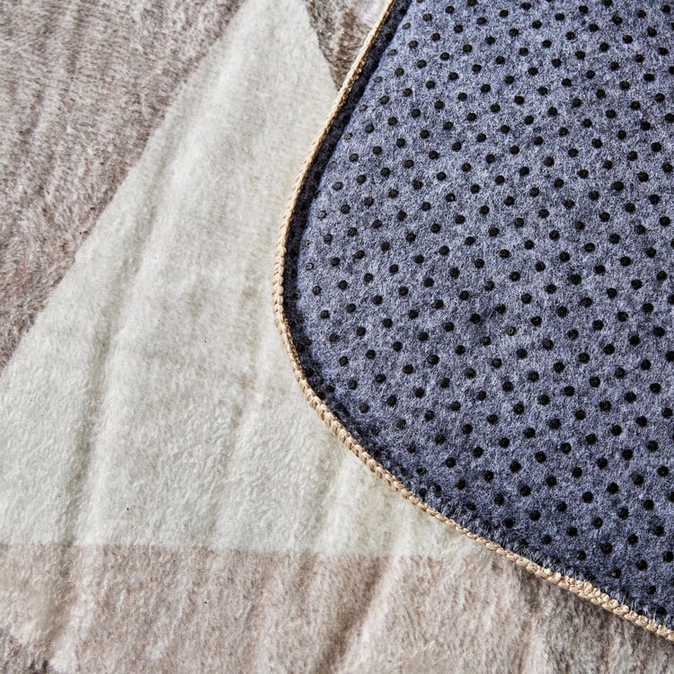 Fiesta Dots Memory Foam Printed Anti-Slip Bath Mat - 80x50cm