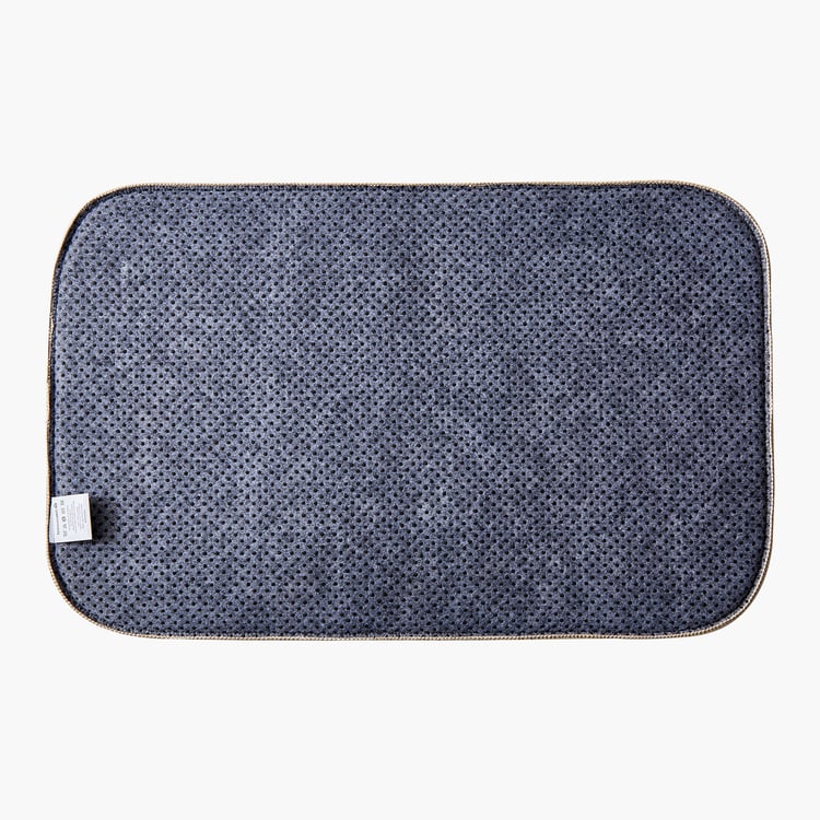 Fiesta Dots Memory Foam Chevron Anti-Slip Bath Mat - 80x50cm