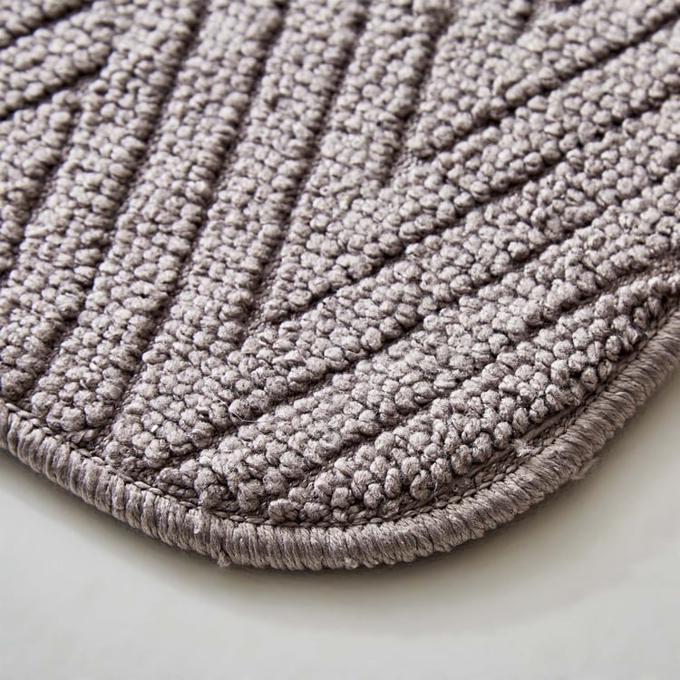Fiesta Dots Memory Foam Chevron Anti-Slip Bath Mat - 80x50cm