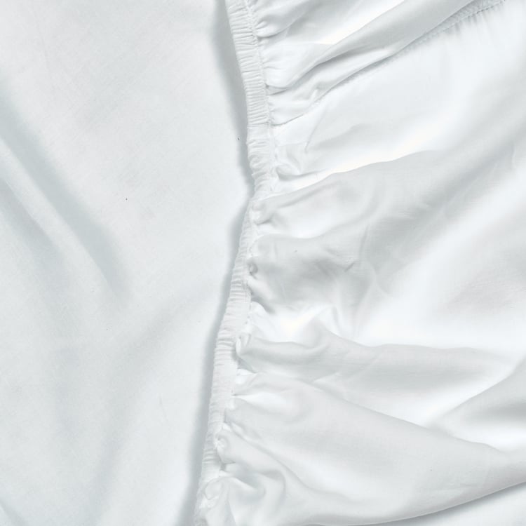 Opulence Pique Cotton 300TC 3Pcs King Fitted Bedsheet Set