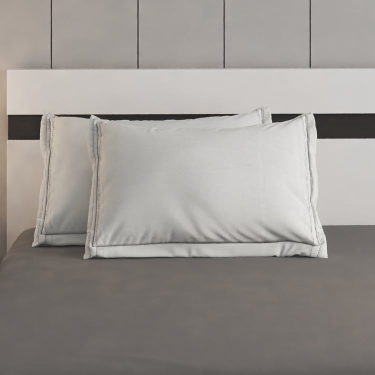 Opulence Pique Set of 2 Pillow Covers - 70x45cm