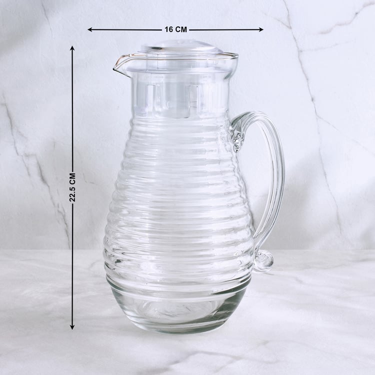 Marley Bemica Glass Jug with Lid - 1.5L