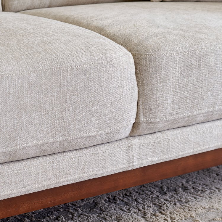 Lansbury NXT Fabric 3-Seater Sofa with Cushions - Beige