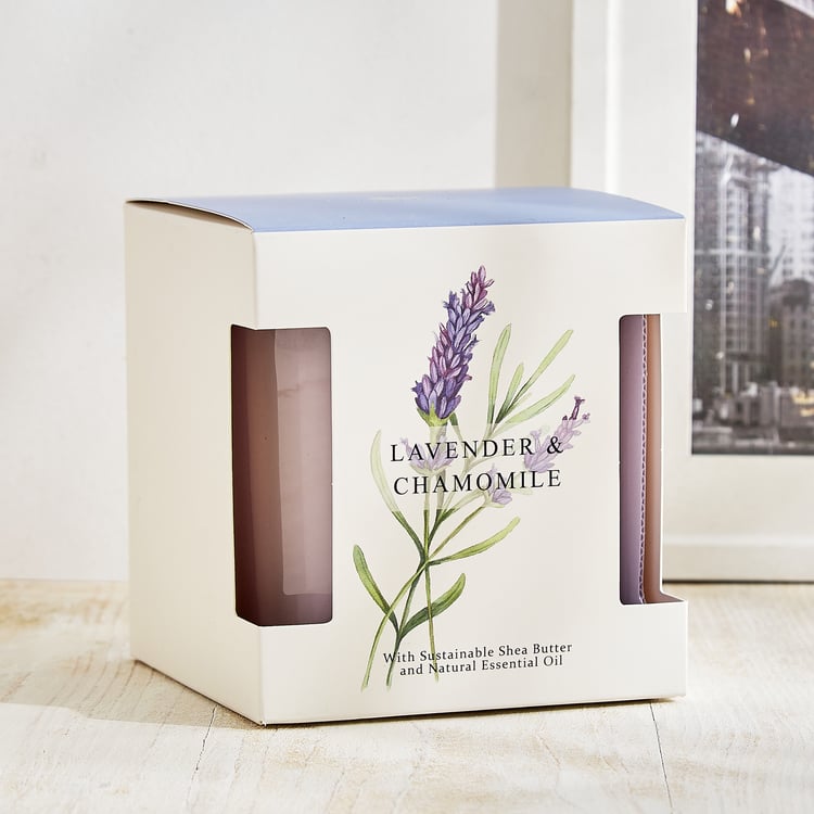 Utopia Refresh Bouquet Lavender and Chamomile Scented Jar Candle