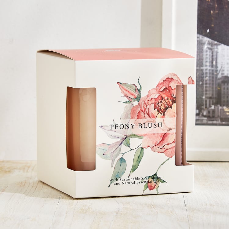Utopia Refresh Bouquet Peony Blush Scented Jar Candle