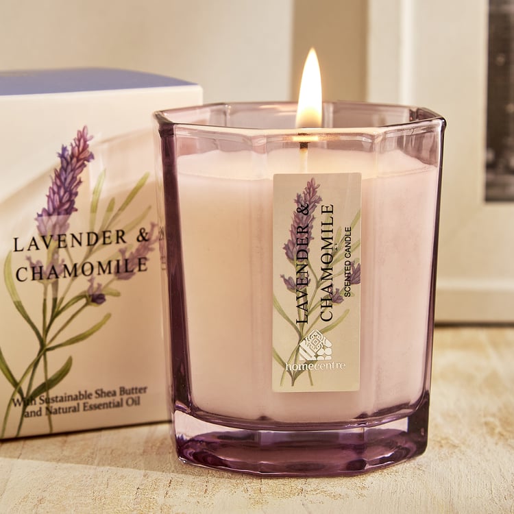 Utopia Refresh Bouquet Lavender and Chamomile Scented Jar Candle