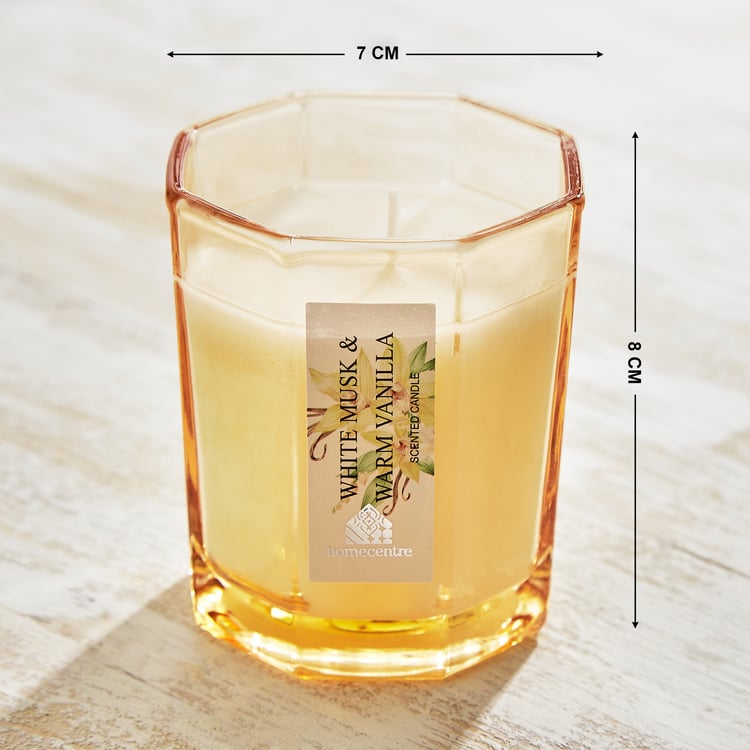 Utopia Refresh Bouquet White Musk and Warm Vanilla Scented Jar Candle