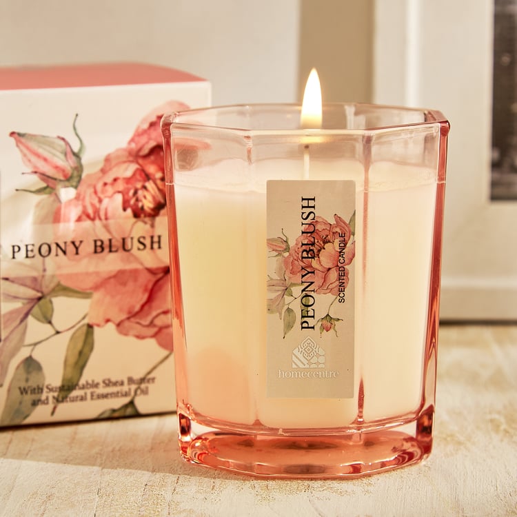 Utopia Refresh Bouquet Peony Blush Scented Jar Candle