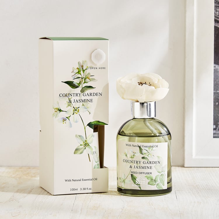 Utopia Refresh Bouquet Country Garden and Jasmine Reed Diffuser with Sola Flower