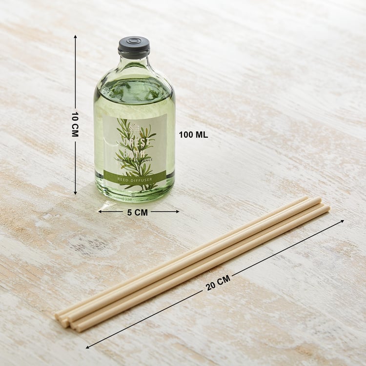 Garnet Serene Botany Forest Bath Reed Diffuser Set