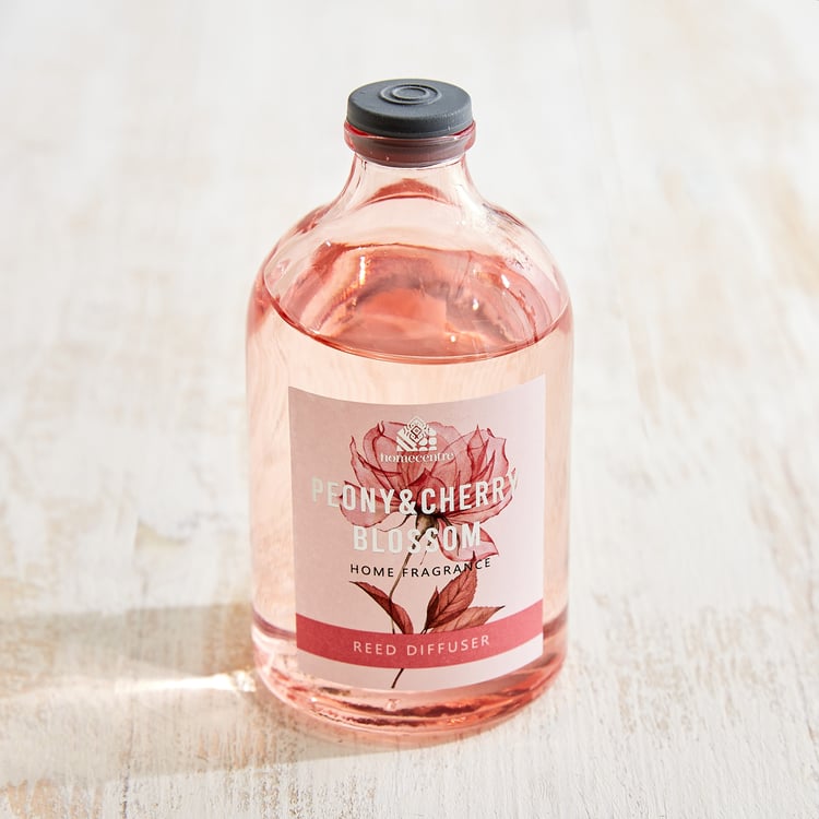 Garnet Serene Botany Peony and Cherry Blossom Reed Diffuser Set