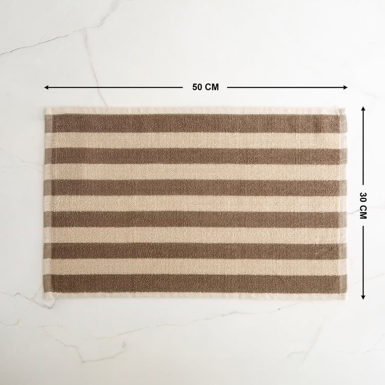 Fervid Sundried Set of 5 Cotton Striped Dish Towel