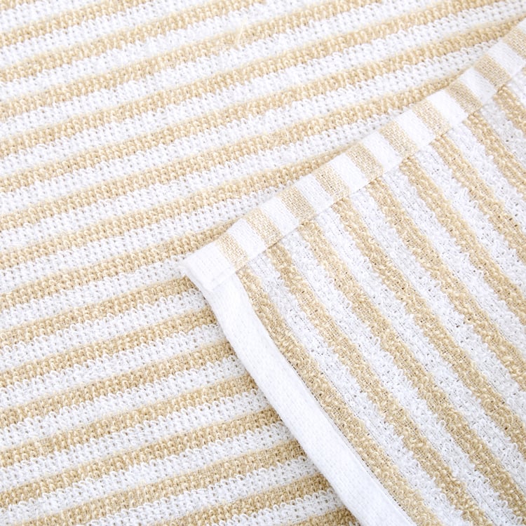 Fervid Sundried Set of 5 Cotton Striped Dish Towel