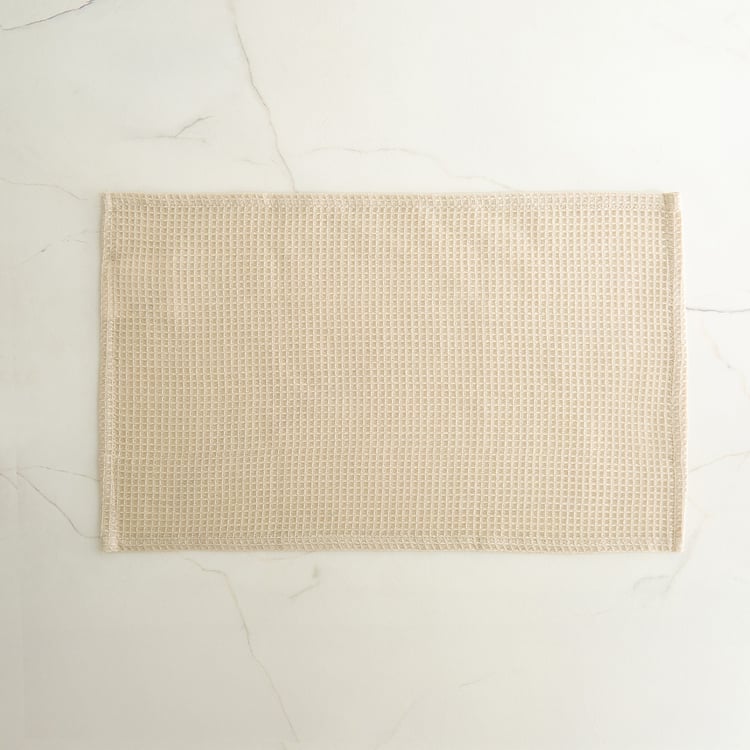 Fervid Waffle Sundried Set of 5 Cotton Dish Towels