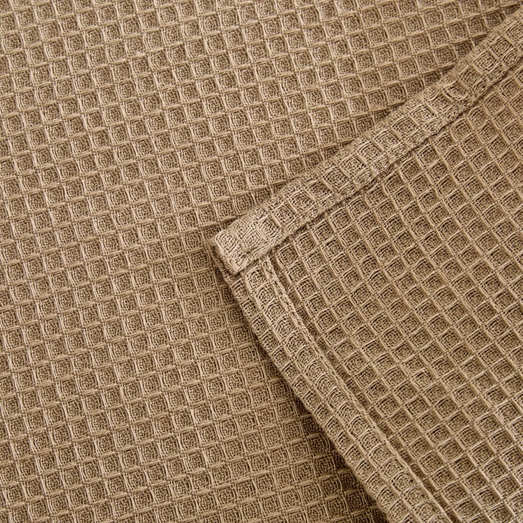 Fervid Waffle Sundried Set of 5 Cotton Dish Towels