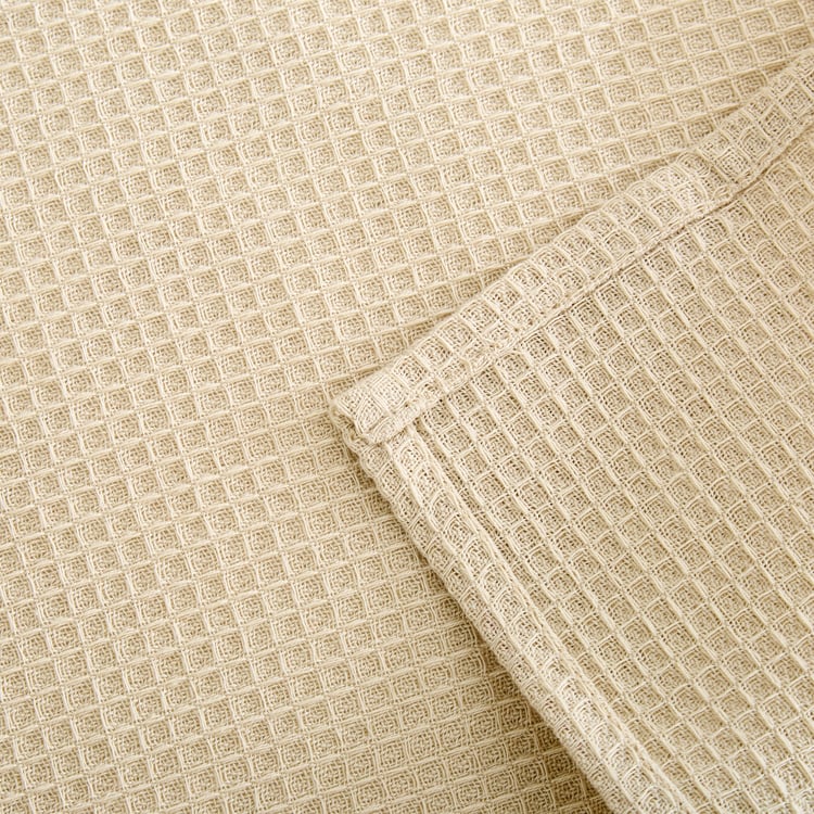 Fervid Waffle Sundried Set of 5 Cotton Dish Towels