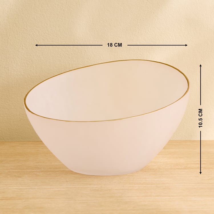 Frostra Hernan Set of 5 Frosted Glass Pudding Set