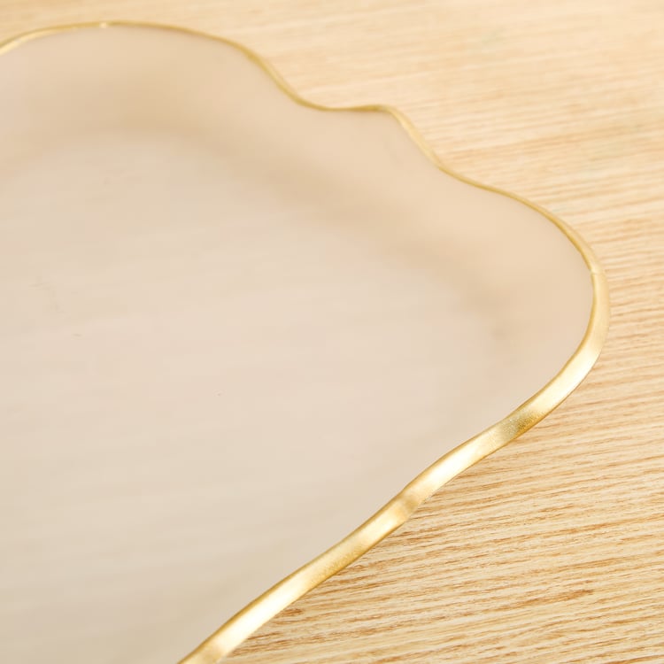 Frostra Hernan Frosted Glass Serving Platter - 47.5x16.5cm