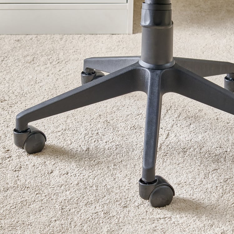 Yuva Afro Mesh Mid Back Office Chair - Black