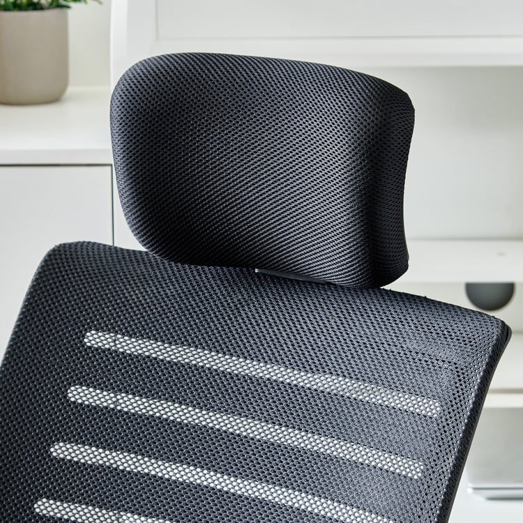 Yuva Diego Mesh High Back Office Chair - Black