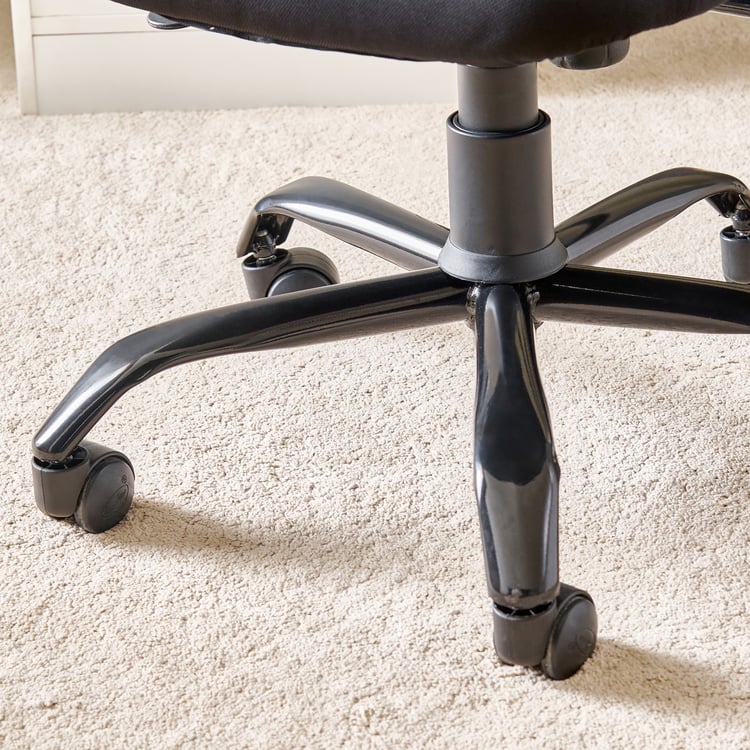 Yuva Magna Mesh Mid Back Office Chair - Black