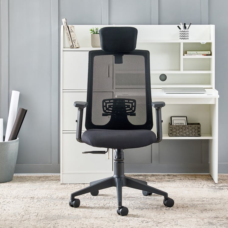 Yuva Breathe Mesh High Back Office Chair - Black