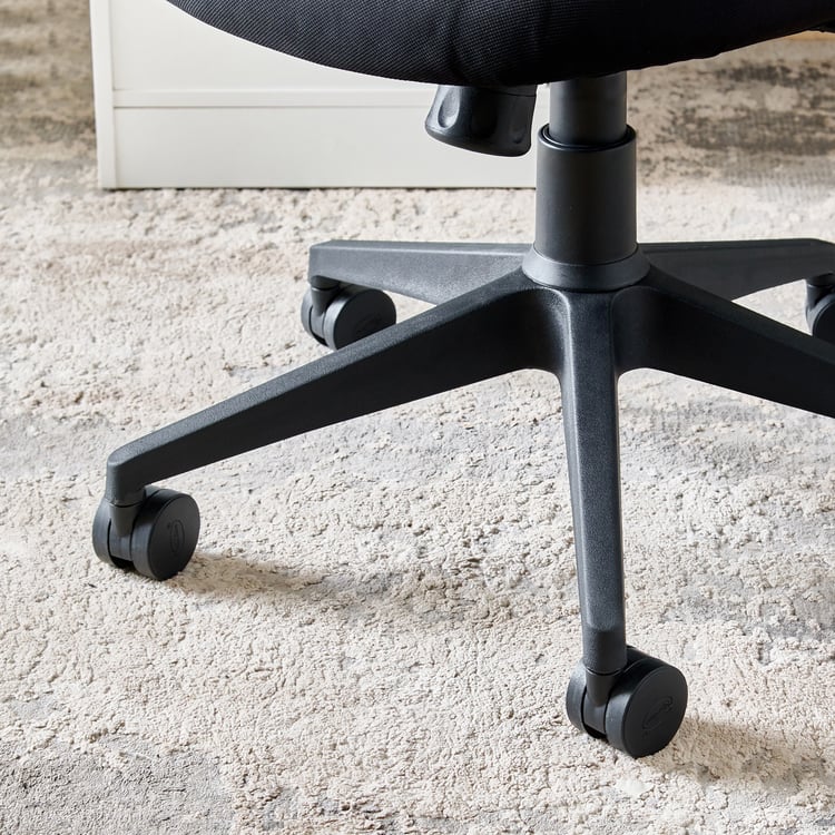 Yuva Breathe Mesh Mid Back Office Chair - Black