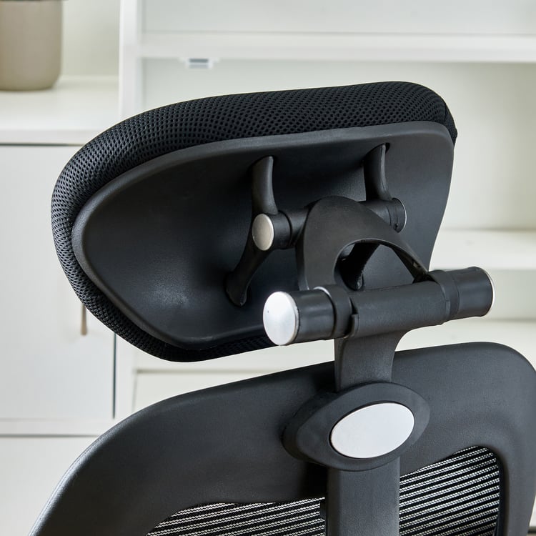 Yuva Zenith Mesh High Back Office Chair - Black