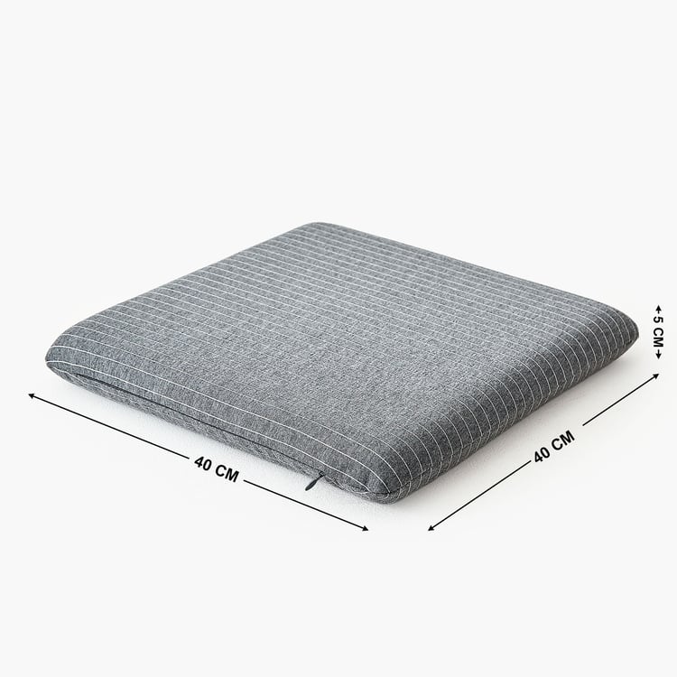 Slumber Striped Chair Pad - 40x40cm