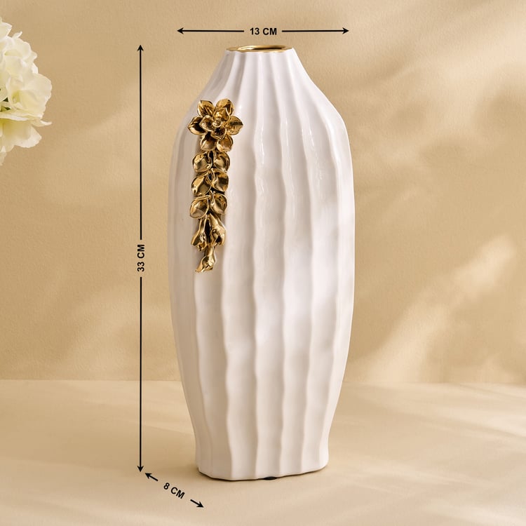 Stellar Celestial Orla Porcelain Floral Vase - Large