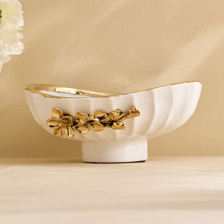 Stellar Celestial Orla Porcelain Floral Decorative Bowl